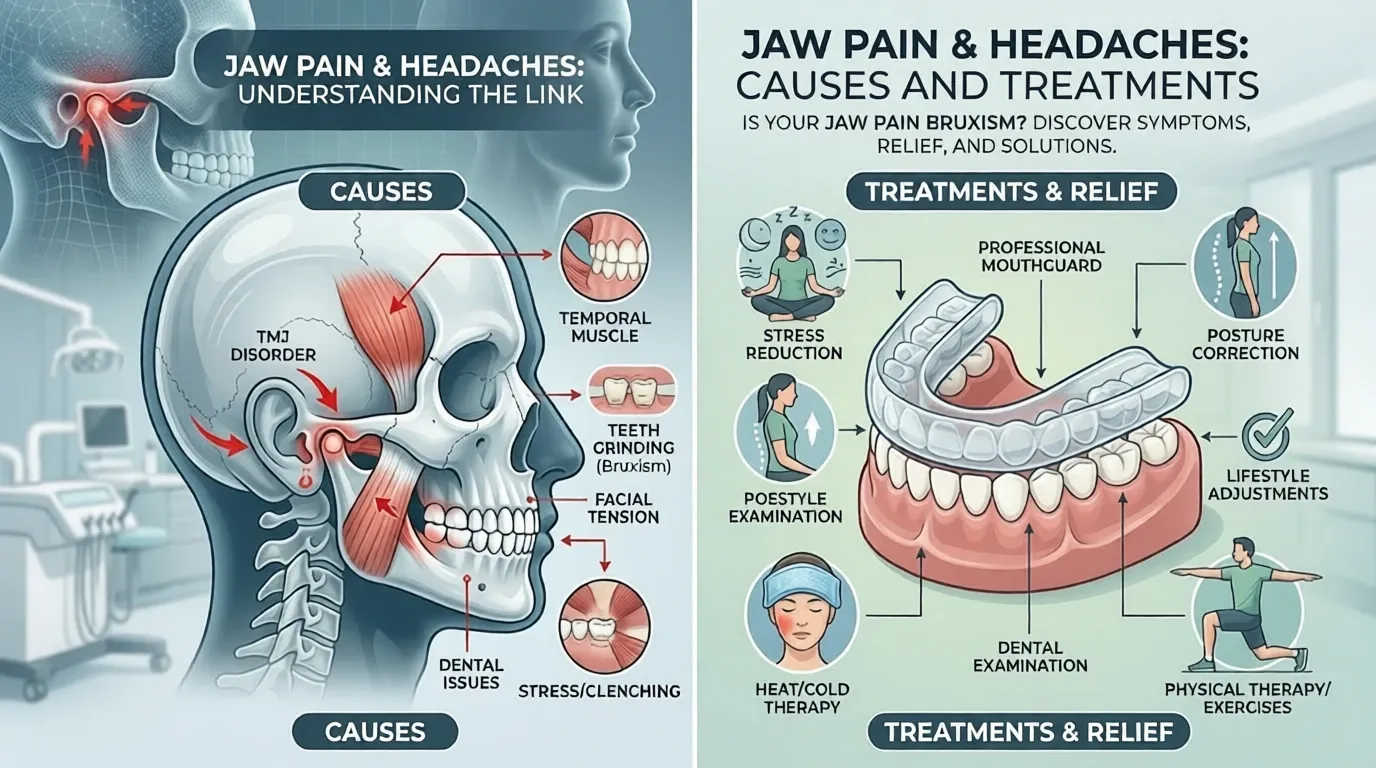Jaw Pain & Headaches: Causes and Treatments