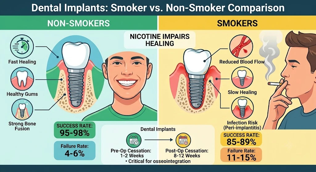 Can Smokers Get Dental Implants? Risks and Success Rates