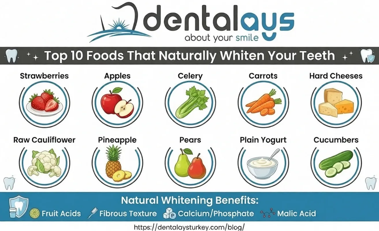 Top 10 Foods That Whiten Your Teeth