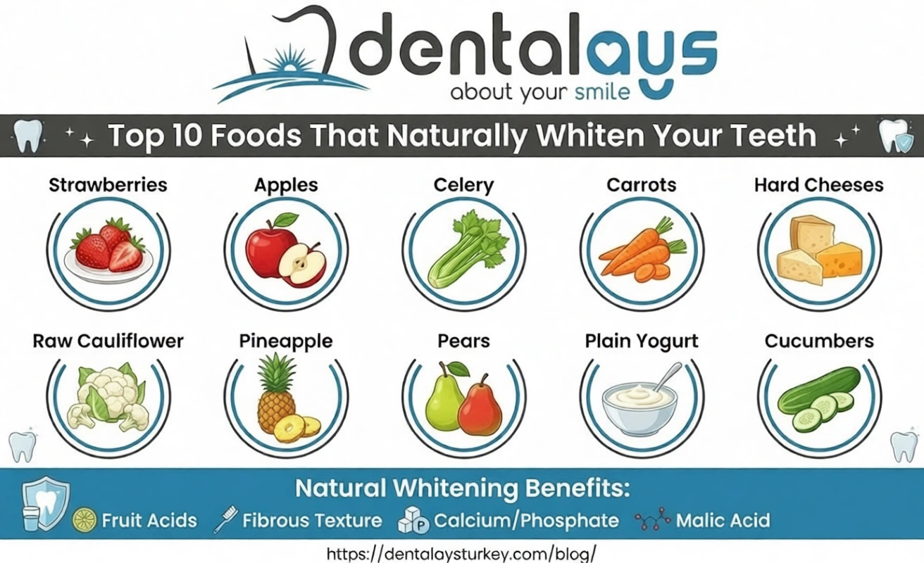 Top 10 Foods That Whiten Your Teeth
